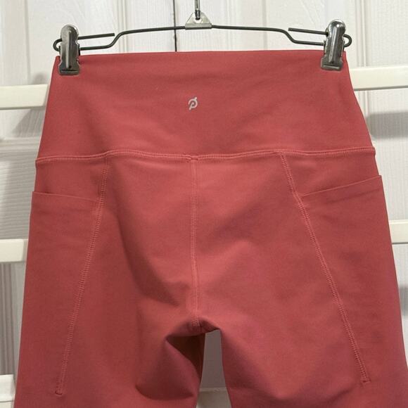 Peloton women’s Small red leggings hi-rise workout exercise yoga gym - Picture 4 of 7